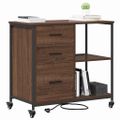 vidaXL Kabinet s nabíjacou stanicou 76 x 41 x 72 cm Kompozitné drevo