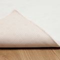 vidaXL Protisklzový koberec z umelého králičieho kožúška OLITE Krémová