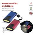 Nabíjacia mini LED svietidlo – prívesok na kľúče EMOS P4724, 100 lm