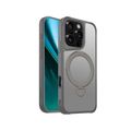 Puzdro Etteri Matt Mag Ring pre iPhone 16 Pro 6,3" sivé