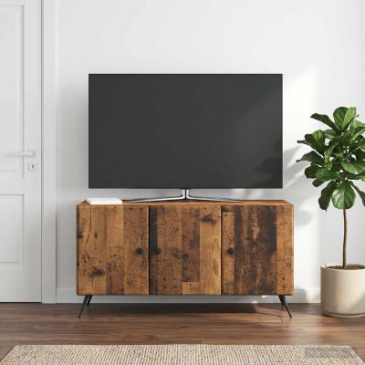 vidaXL TV skrinka Staré drevo 99 x 34,5 x 50 cm Kompozitné drevo