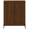 vidaXL Vysoká skrinka hnedý dub 69,5x34x180 cm spracované drevo