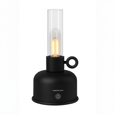 Forever Light Vintage Petrolejová LED lampa FLR-02 Čierna