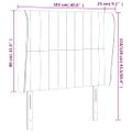 vidaXL Čelo postele so záhybmi zelené 103x23x118/128 cm látka