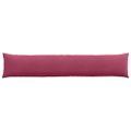 vidaXL Vankúše na pohovku 2 pcs Víno červené 200 x 40 cm