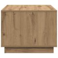 vidaXL Konferenčný stolík dub artisan 55x55x42 cm kompozitné drevo