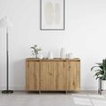 vidaXL Servírovacia skriňa Remeselný dub 120 x 41 x 75 cm