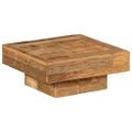 vidaXL Konferenčný stolík z recyklovaných podvalov 70x70x30 cm