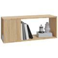 vidaXL TV skrinka dub sonoma 80x24x32 cm drevotrieska