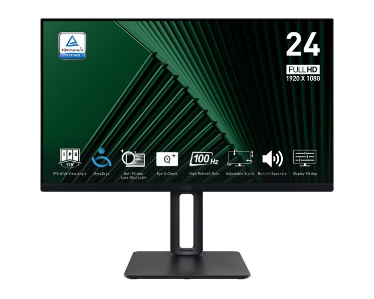 MSI Pro/MP245PG/23,8''/IPS/FHD/100Hz/1ms/Čierna/3R