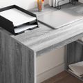 vidaXL Stôl Sivý Sonoma Kompozitné drevo 108 x 55 x 103.5 cm