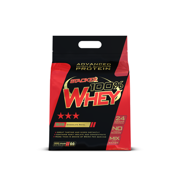 100% Whey - Stacker2, jahoda