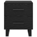 vidaXL Nočný stolík Čierny dub 40 x 35 x 47,5 cm Kompozitné drevo