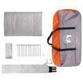 vidaXL Stan chata Šedá a oranžová 300 x 210 x 156 cm Polyester