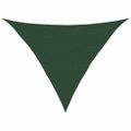 vidaXL Tieniaca plachta 160 g/m² tmavozelená 2,5x2,5x3,5 m HDPE