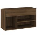 vidaXL Lavica na topánky hnedý dub 80x30x45 cm spracované drevo