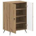 vidaXL Skriňa na topánky BREDA 59,5 x 39,5 x 90 cm Kompozitné drevo