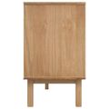 vidaXL Komoda OTTA, hnedo biela 114x43x73,5 cm, borovicový masív
