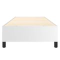 vidaXL Posteľný rám s boxspringom biely 80x200 cm umelá koža