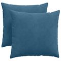 vidaXL Vankúše na pohovku 2 pcs Modrá 45 x 45 cm Kordúrová tkanina