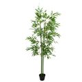 vidaXL Umelý bambusový strom 4 ks Zelená 60 x 18 x 190 cm