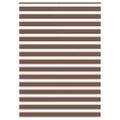 vidaXL Zebra roleta hnedá 165x200 cm šírka látky 160,9cm polyester