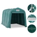 vidaXL Garážový stan zelený 2,4x3,6 m PVC