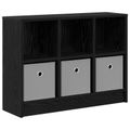 vidaXL Servírovacia skriňa Čierny dub 73,5 x 22,5 x 53,5 cm