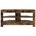 vidaXL RohováTVskriňa 102 x 40,5 x 45 cm Dymová dub Kompozitné drevo