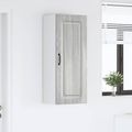 vidaXL Dvierka na umývačku Kalmar Sivý Sonoma 40 x 31 x 100 cm