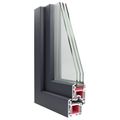vidaXL Otočné a sklopné okno do suterénu RISOR 50 x 75 cm PVC a sklo