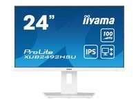 LED monitor - 24" (23.8" zobraziteľný) - 1920 x 1080 Full HD (1080p) @ 100 Hz - IPS - 250 cd/m² - 1300:1 - 0.4 ms - HDMI, DisplayPort - reproduktory - matne biela