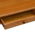 vidaXL Konzolový stolík 110x30x75 cm masívne mahagónové drevo