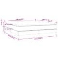 vidaXL Boxspring posteľ s matracom krémová 160x200 cm umelá koža