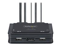 Remote Push-Button/Hotkey Switching (C2-D46-UC2-CBL-KVM) - Prepínač KVM / audio - kompaktný - 2 x KVM / zvuk - 1 miestny používateľ - desktop