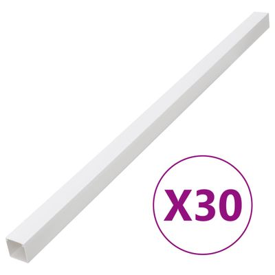 vidaXL Káblový rozvod 100x60 mm 30 m PVC
