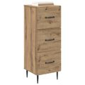 vidaXL Zásuvkový kabinet 33 x 34,5 x 89,5 cm Kompozitné drevo