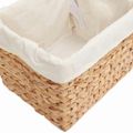 vidaXL Úložné košíky 3 ks Vodný hyacint 35 x 30 x 25 cm Prírodná