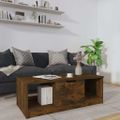 vidaXL Konferenčný stolík dymový dub 102x50x36 cm kompozitné drevo