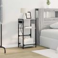 vidaXL Nočný stolík Sivý Sonoma 40 x 27 x 76 cm Kompozitné drevo