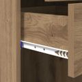 vidaXL Highboard Remeselný dub 45 x 42,5 x 185 cm Kompozitné drevo
