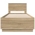 vidaXL Rám postele Sonoma dub 70 x 190 cm Kompozitné drevo
