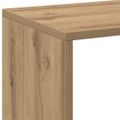 vidaXL Rozdeľovacia knižnica dub artisan 67x25x161,5 cm kompoz. drevo