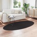 vidaXL Koberec HUARTE Čierna 100 x 200 cm 100% polyester