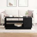 vidaXL Konferenčný stolík Čierny dub 102 x 55 x 43 cm Kompozitné drevo