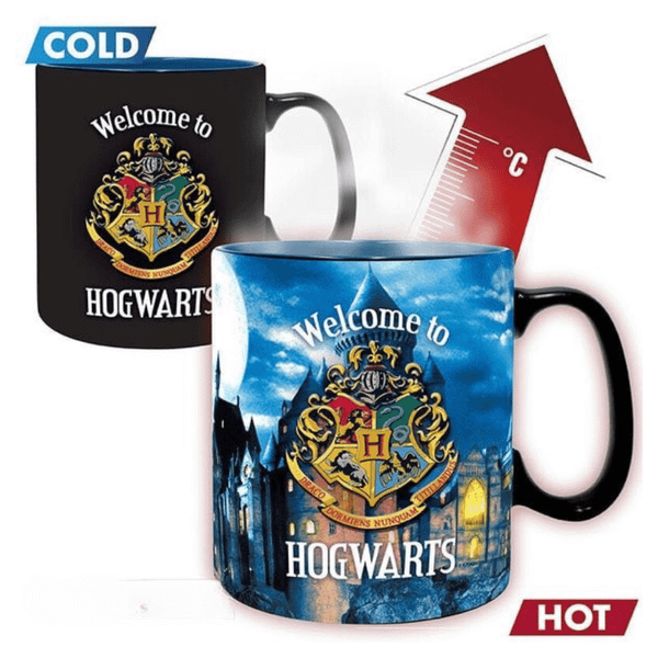 Hrnček Harry Potter - Welcome to Hogwarts, meniaci sa