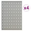 vidaXL Nástenné závesné panely na náradie 4 ks 40x58 cm oceľové