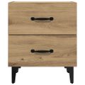 vidaXL Skriňa pod posteľ 2 ks Remeselný dub 40 x 35 x 47,5 cm