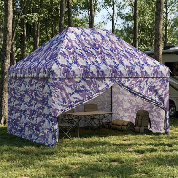 vidaXL Prístrešok s vyťahovaním so 4 bočnými stenami 2,9 x 4,3 m