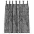 vidaXL Sametové závesy 2 ks Sivá 140 x 140 cm Zamat